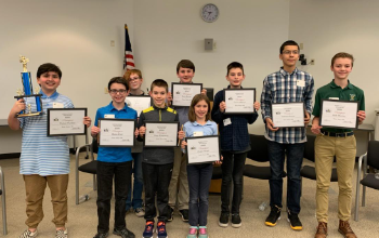 Geauga County Spelling Bee Winner and Participants