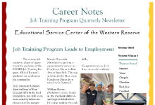 Job Training program newsletter