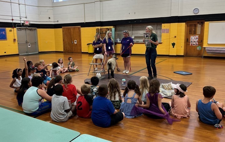 Lake County Summer Sidekicks students got to learn all about farm animals during our &#34;Go Wild... It&#39;s Animal Day&#34; lesson! 
