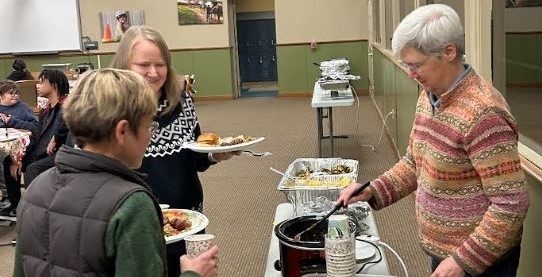 Gaitway High School&#39;s staff and students enjoyed a delicious Thanksgiving feast, savoring every moment of gratitude and togetherness!