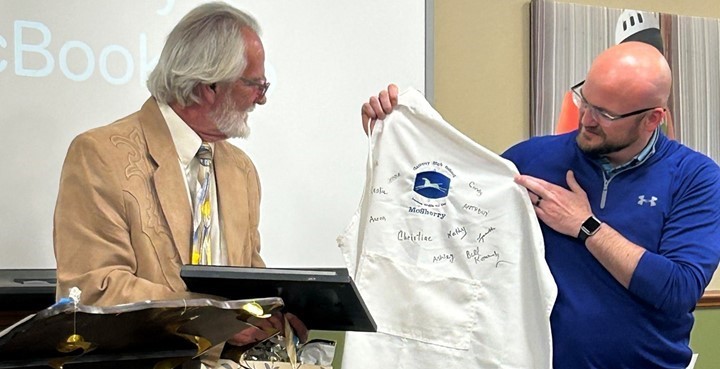 We wish you a happy and restful retirement Mr. McSherry!