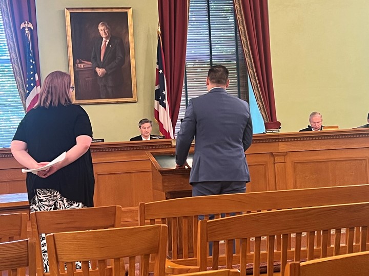 May 31st State Senate Finance Committee testimony. The Willoughby/ Eastlake Treasurer and Board Member were in attendance, including our Superintendent 