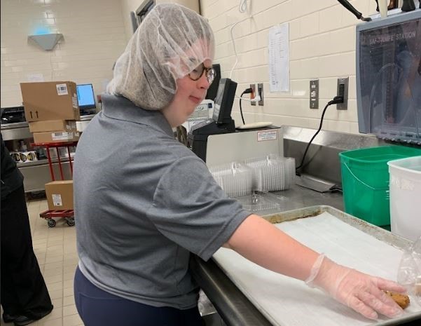 Our Job Training Students had a great first day of work!