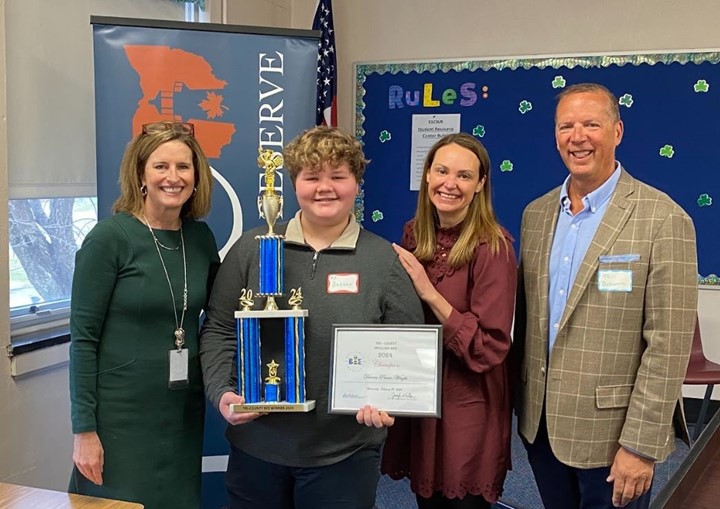 Congratulations to the 2024 Tri-County Spelling Bee winner, Darren Prince-Wright! Darren is from West Geauga Local Schools.