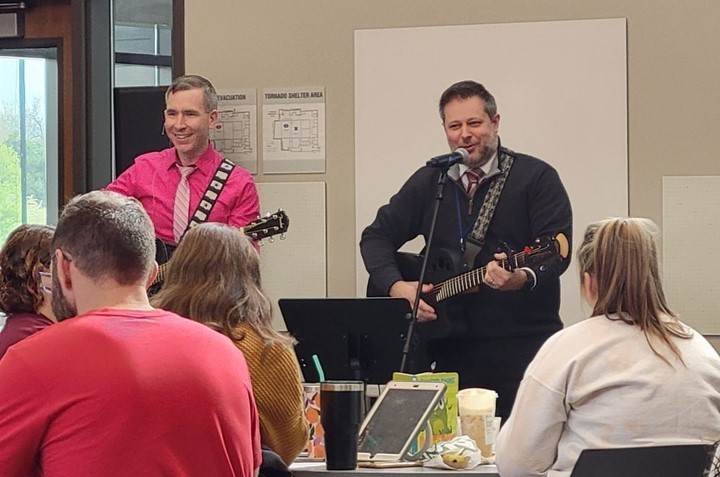 Big thanks to our State Support Team partners for inviting our specialists, Frank and Paul, to their Early Childhood Spring Regional Training on April 19th to share their expertise on early childhood math!