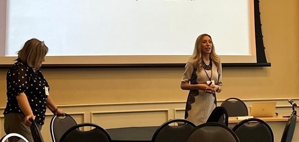 Empowering educators at the OESCA Spring Conference! Dr. Beth Walsh-Moorman and Dr. Kelly Moran presented on &#39;Sharing Our Story: Professional Conversations,&#39; inspiring collaborative dialogue and professional growth.