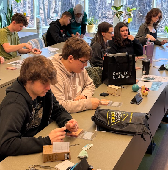 Exploring the world of STEAM! Thanks to our partnership with Lake Erie College, district high schoolers had the opportunity to engage in exciting hands-on activities at our NEOSTEAM event on 3/10. A great day of learning, creativity, and discovery! 