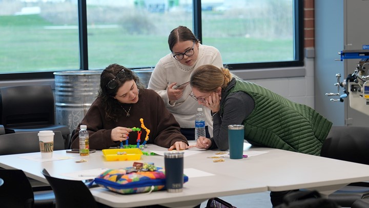 During our Educator Business Bootcamp on April 15th, participants toured AWT&#39;s state-of-the-art facility and took part in a hands-on activity exploring the vital role of blueprints in the manufacturing process.