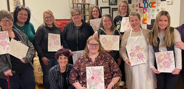 Creativity was in full swing at Unique Like Me’s inaugural paint class on April 1st!  A wonderful evening of art, laughter, and community. We can’t wait for the next one!