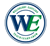 Willoughby Eastlake City School logo is a circle with W E in blue and green, words Teach Learn Grow